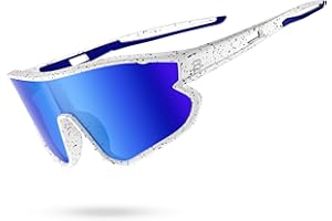 BOLLFO Kids Polarized Sports Sunglasses,UV400 Protection Outdoor Glasses for Boys Girls Youth Baseball Cycling Running Golf