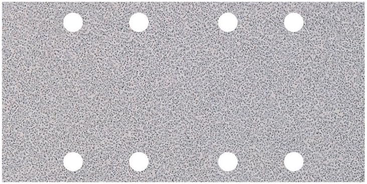 wolfcraft 10 Easy-Fix Sanding Sheets for paint/varnish 93 x 185 mm, grain 40 I 1120000 I 0, Silver