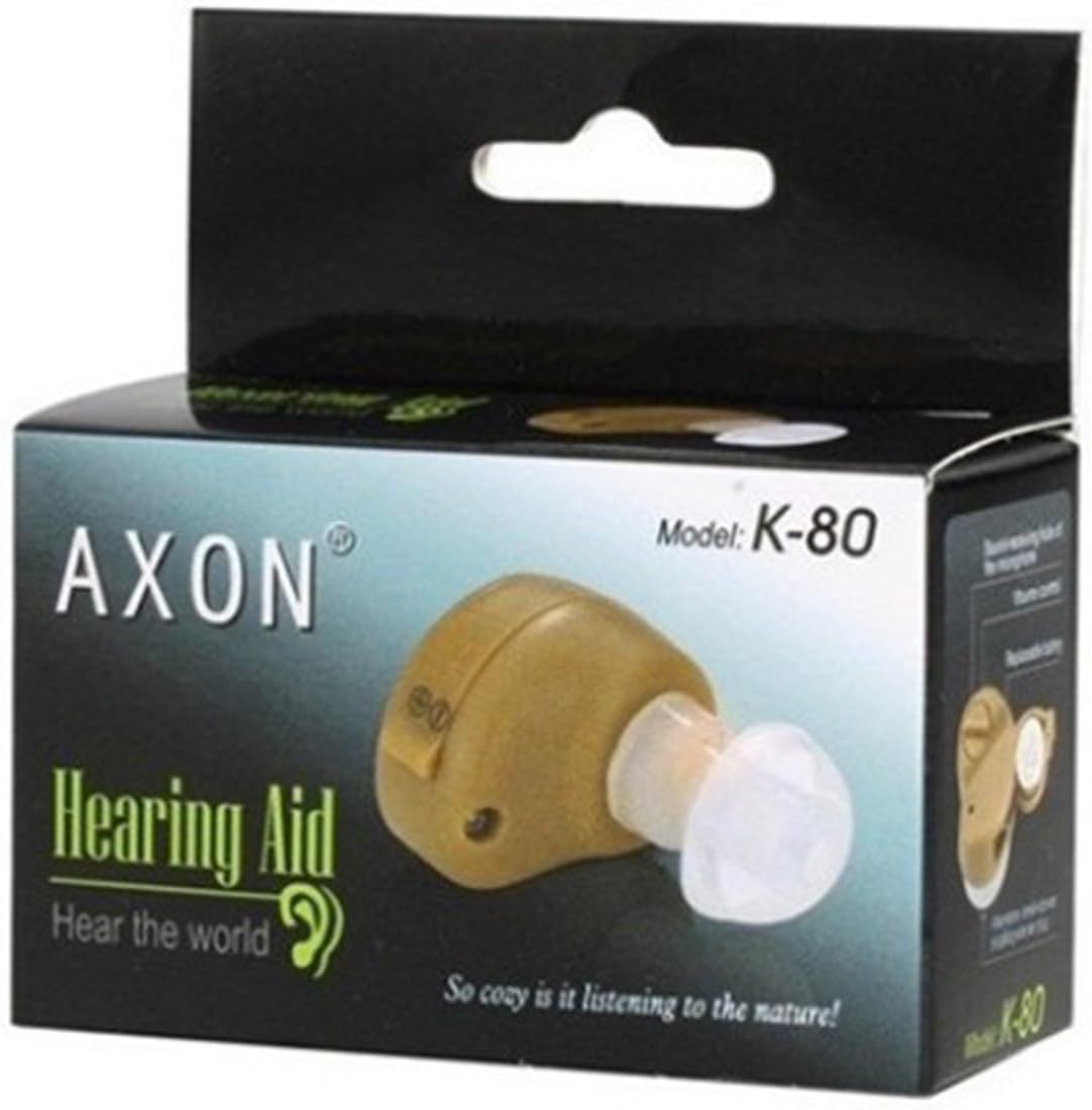 Kivalo Axon Mini Invisible Adjustable Sound Amplifer Plastic Hearing Aid
