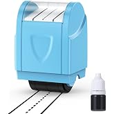 Dashed Handwriting Lines Practice Roller Stamp-Baby Blue | Self-Inking Line Handwriting Parents and Teachers Practice Tool