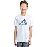 Adidas Boys Short Sleeve Halftone Camo Logo Tee