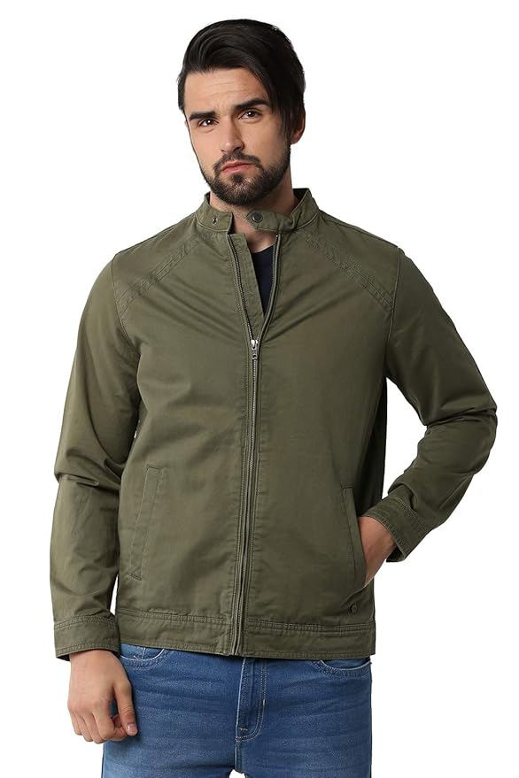 half jacket peter england