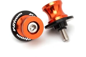 EdvenA Swingarm Spools Rear Stand Screws Sliders Compatible with Suzuki V-Strom 250 1050 XT V Strom 650 VStrom 800DE DL650 DL