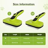 Pecute Slicker Dog Brush Self-Clean 90% Fur Removal Large Upgraded Button view 8