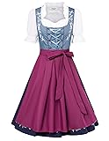 JASAMBAC Women's German Dirndl Dress Costumes 3