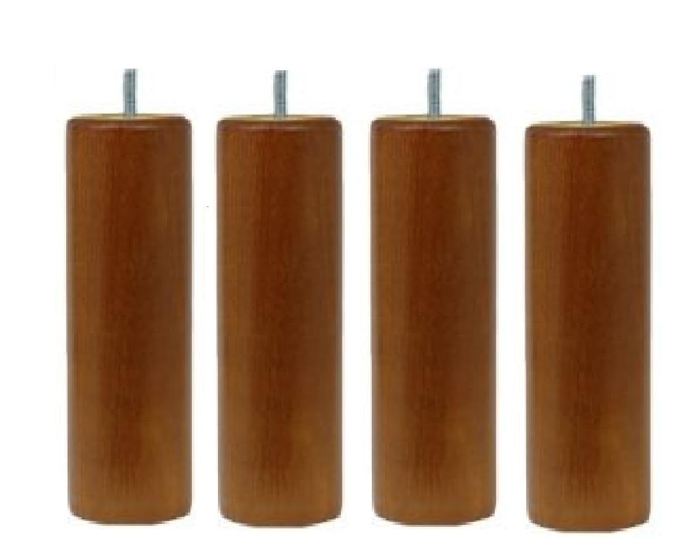 RRM Foot Factory AM20170082 Leg Set - Cherry - 30 x 7 x 7 cm - Pack of 4