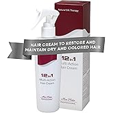 Mon Platin Professional Multi-Action Hair Cream with Black Caviar - 250 ml 12-in-1 Premium Leave In Conditioner Spray for Dry Damaged Hair - Repairing, Moisturizing, Smoothing, and Protecting