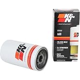 K&amp;N Oil Filter: 20,000 Mile Engine Protection with Wrench Off Nut, HP-4003 | Compatible with Select 1989-2022 RAM/DODGE/STERLING (See Product Description for Select Models)