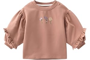 Cherie Kids Organic Cotton Soft Newborn Baby Toddler Outfits Sweatshirt for Boys and Girls Unisex, Long Sleeve, 0-36 Months