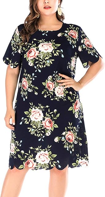plus size midi summer dresses uk