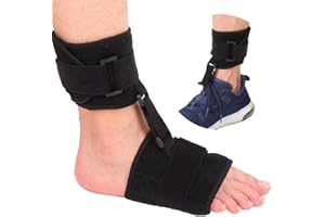Furlove Soft AFO Drop Foot Brace for Unisex Adult Improve Walking Gait, Foot Orthosis Ankle Brace Support, Pain Relieve for Achilles Tendon, Comfort fit for Right, Left