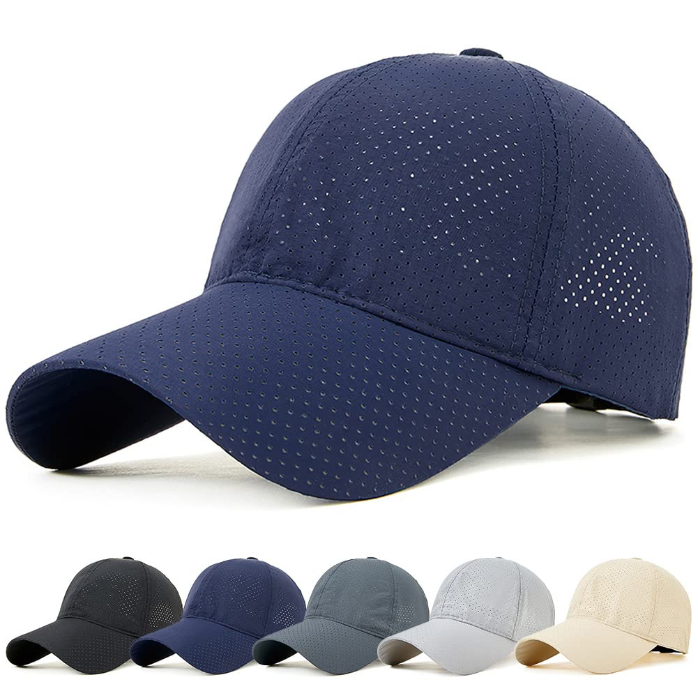 [HORADON] キャップ メンズ 大きいサイズ 帽子【通気メッシュ・超軽量約55g・調整可能58-62cm】メッシュキャップ スポーツ帽子 野球帽 UVカット 通気 涼しい 速乾 人気 無地 ランニング 登山 釣り ゴルフ 運転 アウトドア の商品画像