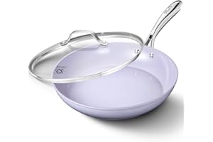 KOCH SYSTEME CS 10 Inch Ceramic Frying Pan, Healthy Non Stick Frying Pan, Omelet Pan, Skillet, Induction Compatible, Dishwash