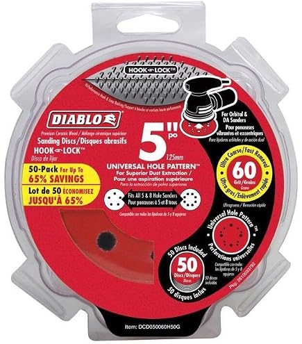 Diablo Hook and Lock ROS Sanding Discs - 5