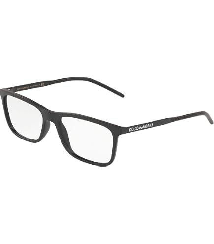 New Dolce & Gabbana DG 5027 2525 Matte Black Plastic Rectangle Eyeglasses 55mm New Dolce & Gabbana Reading Glasses DG 5027 2525 55-18 Matte  main image 2