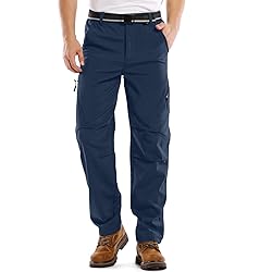 Men's Snow Ski Waterproof Fleece Lined Pants Winter