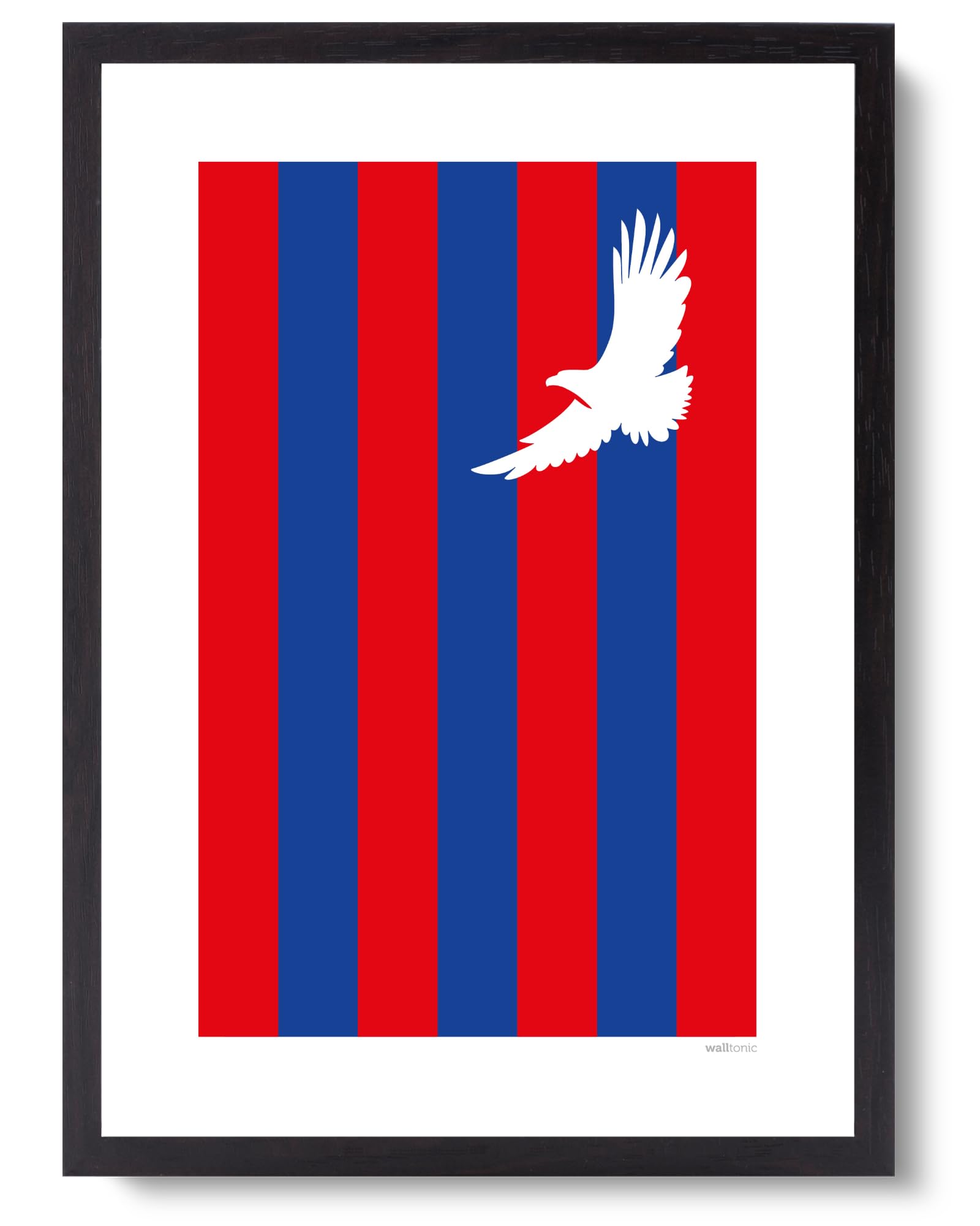 walltonic - Crystal Palace FC Football Club 'The Eagles' Wall Art Print Poster Gift - Unframed - Size A3