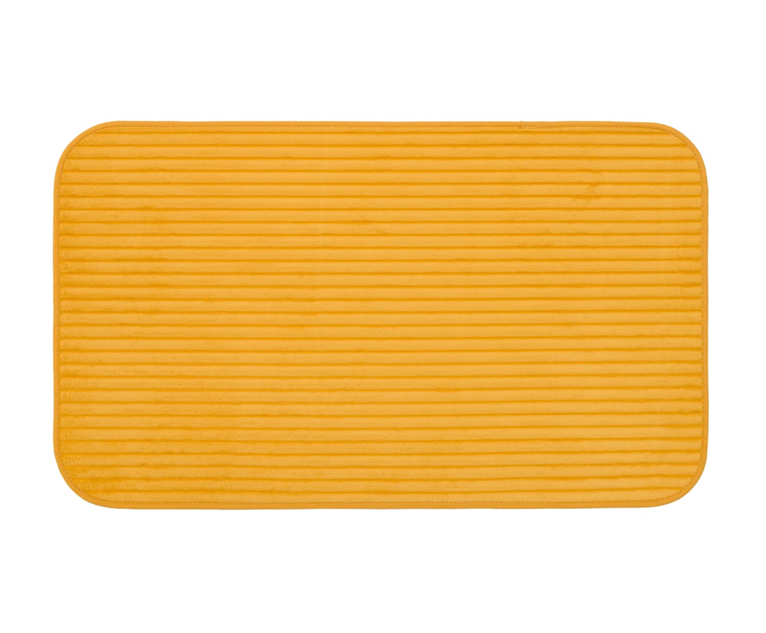 Gözze - Non-Slip Soft Bath Mat, 100% Polyester, 60 x 100 cm - Corn