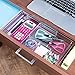 mDesign Adjustable, Expandable 7 Compartment Office Desk Drawer Organizer Tray for Office Supplies, Gel Pens, Pencils, Markers, Tape, Erasers, Paperclips, Staples - 1.25