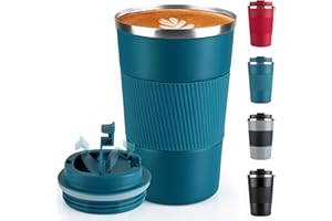 RNGODO Coffee Mug 12oz - Insulated Coffee Travel Mug Spill Proof with Leakproof Lid Vacuum Stainless Steel Thermos Coffee Tumblers to GO, Reusable Coffee Cup for Men and Women for Hot & Cold Drinks