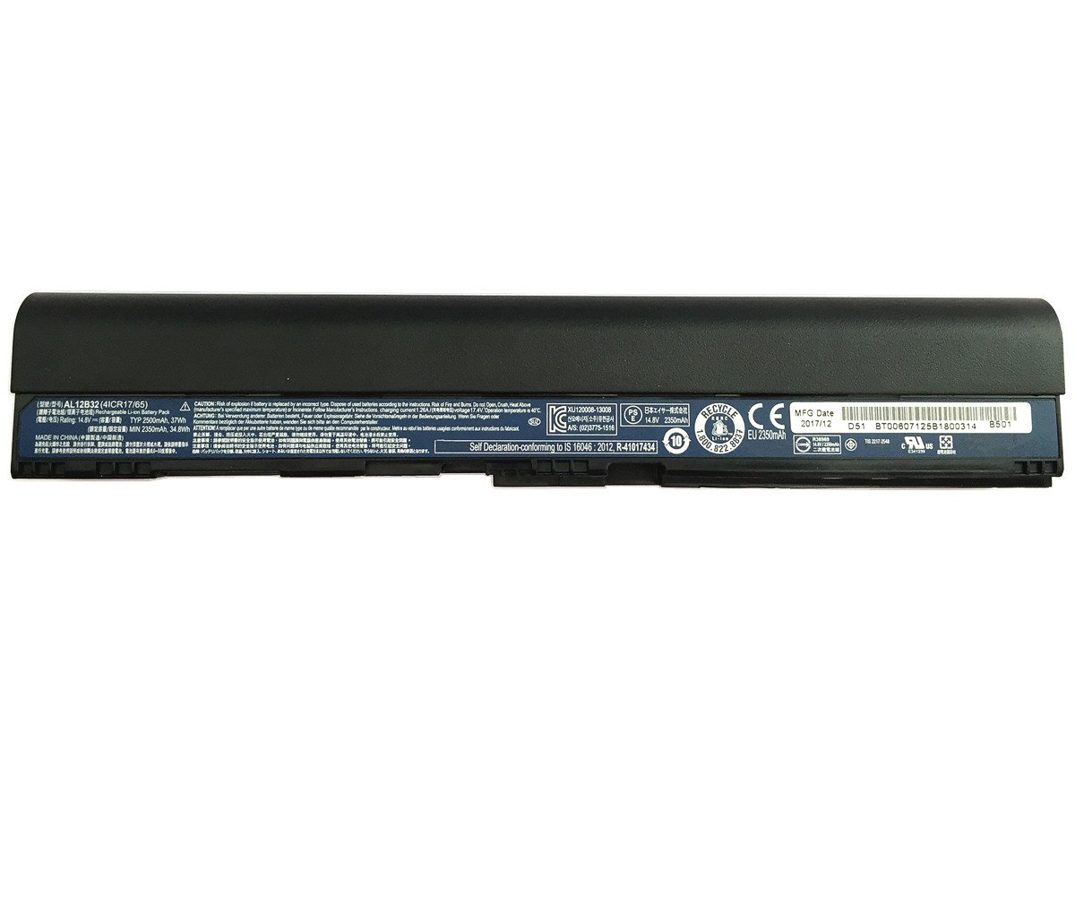 7XINbox 14.8V 2350mAh AL12B32 AL12B31 AL12B72 AL12X32 AL12A31 Laptop Battery compatible with Acer Aspire One 725 756 V5-121 V5-131 V5-123 Chromebook C710 KT.00403.004 AK.004BT.098