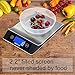 Food Scale Geryon Kitchen Cooking Scale, Multifunction & Electric, Food Weighing Used for Weed, Meat, Coffee, Baking - Stainless Steel