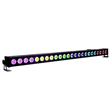 Eyourlife LED Wallwasher Wandleuchte Wandstrahler 24x3W LED Leiste 3in1 RGB Discolicht Bühnenlicht DMX512 2/3/4/6/7/12/24 Kan