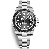 Pagani Design PD-1651 Men's Automatic Watch - Japanese Movement, 100M Waterproof, Stainless Steel, Sapphire Glass, Rotating Bezel Yacht Wristwatch