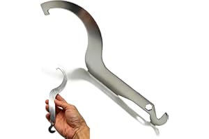 304 Steel Shock Absorber Spanner Wrench with Hand Guard, Drive Clutch Span Spreader Compatible with Polaris ATV XP 550 RZR Ge