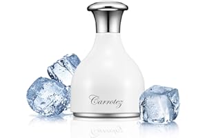 carrotez Ice Roller for Face and Eye Facial Massage Tool, Cooling and Rolling Women Skin Care Cooling for Relaxing and Relieve Fine Lines and Wrinkles and Reduce Puffiness (White)