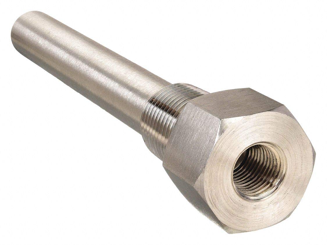Industrial Thermowell, 304SS, 1/4" NPT Industrial & Scientific
