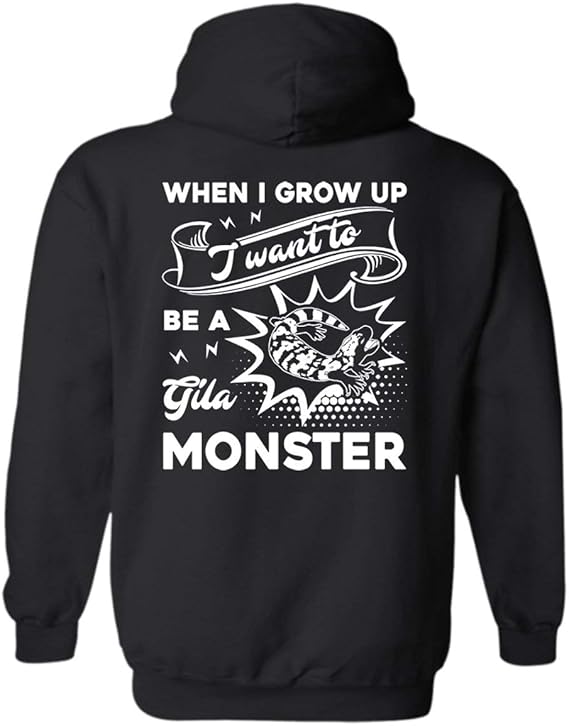 black monster hoodie