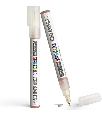 セラミックペン　マーブル　大理石柄　12本　Ceramic Pen Marble Amazon.com: Pasler Underglaze pen, Underglaze Marker, Soft Tip