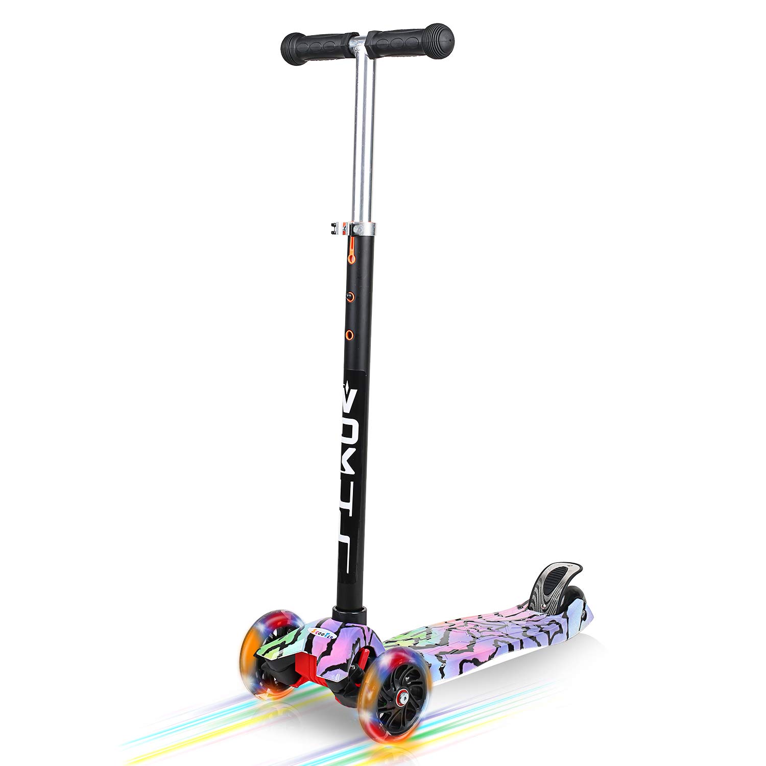 Excellent Stable LeantoSteer Mechanism VOKUL Mini Kick Scooter for