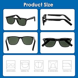 GetD Bluetooth Sunglasses for Men/Women, AI