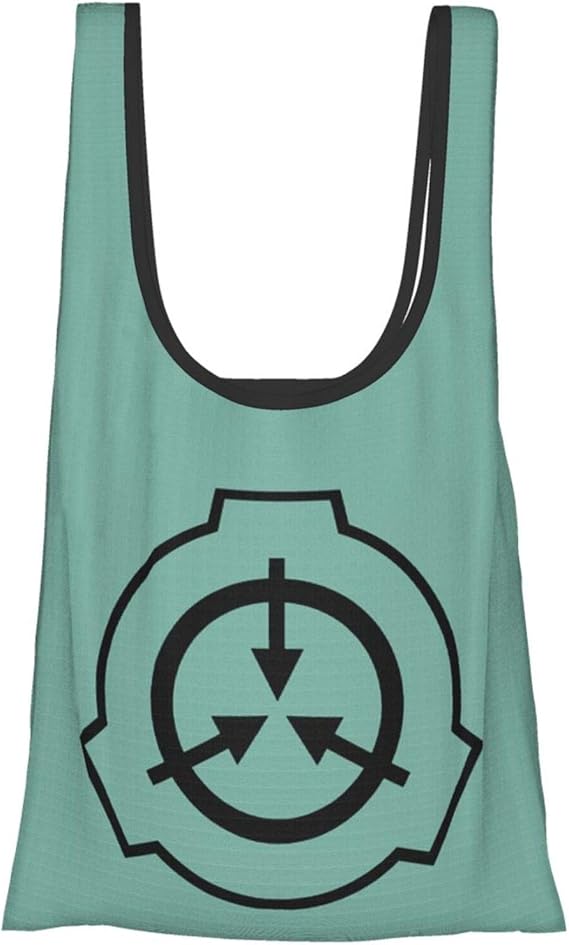 Amazon Scpのロゴの エコバッグ 折りたたみ 大容量 コンビニ 買い物袋 環境にやさしい 防水素材 軽量 繰り返し水洗い 収納 コンパクト ショッピングバッグ シューズ バッグ