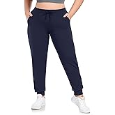 HLTPRO Plus Size Sweatpants Women - Joggers for Women with Pockets Yoga Workout Athletic Lounge Casual Pants Running