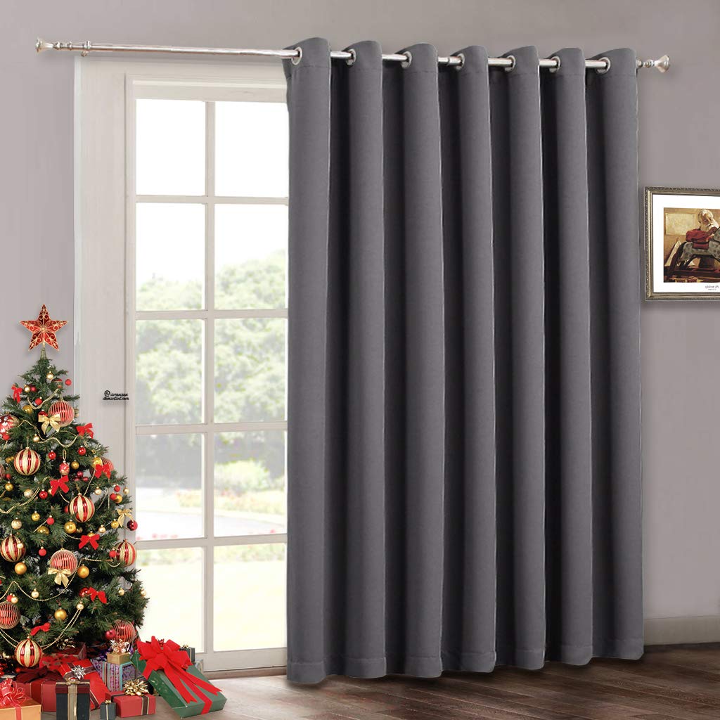Blackout Patio Door Curtains Bedroom - Home Decor Grommet Curtain