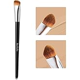 BeeYoYe Concealer Brush, Under Eye Blending Brush | For Liquid and Cream Concealer, Small Makeup Brush for Dark Spots, Blemishes,Dense Soft Synthetic Bristles