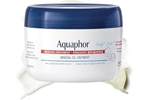 Aquaphor Baby Healing Ointment for Baby's Sensitive Skin, Multipurpose Ointment Helps Prevent Diaper Rash, Fragrance Free, No