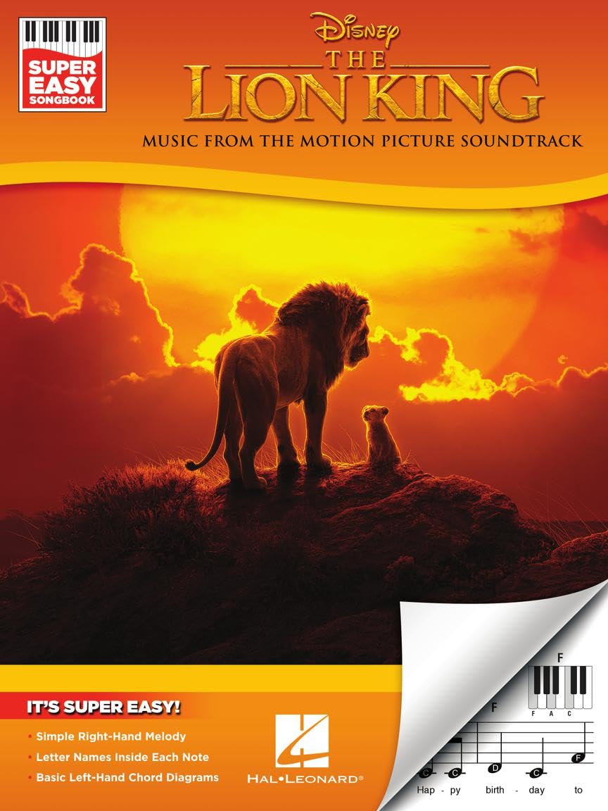 The Lion King - Super Easy Songbook Music From The Motion Picture Soundtrack