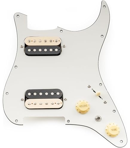 Amazon.com: Musiclily Pro 9 Holes HH Round Corner Guitar Pickguard