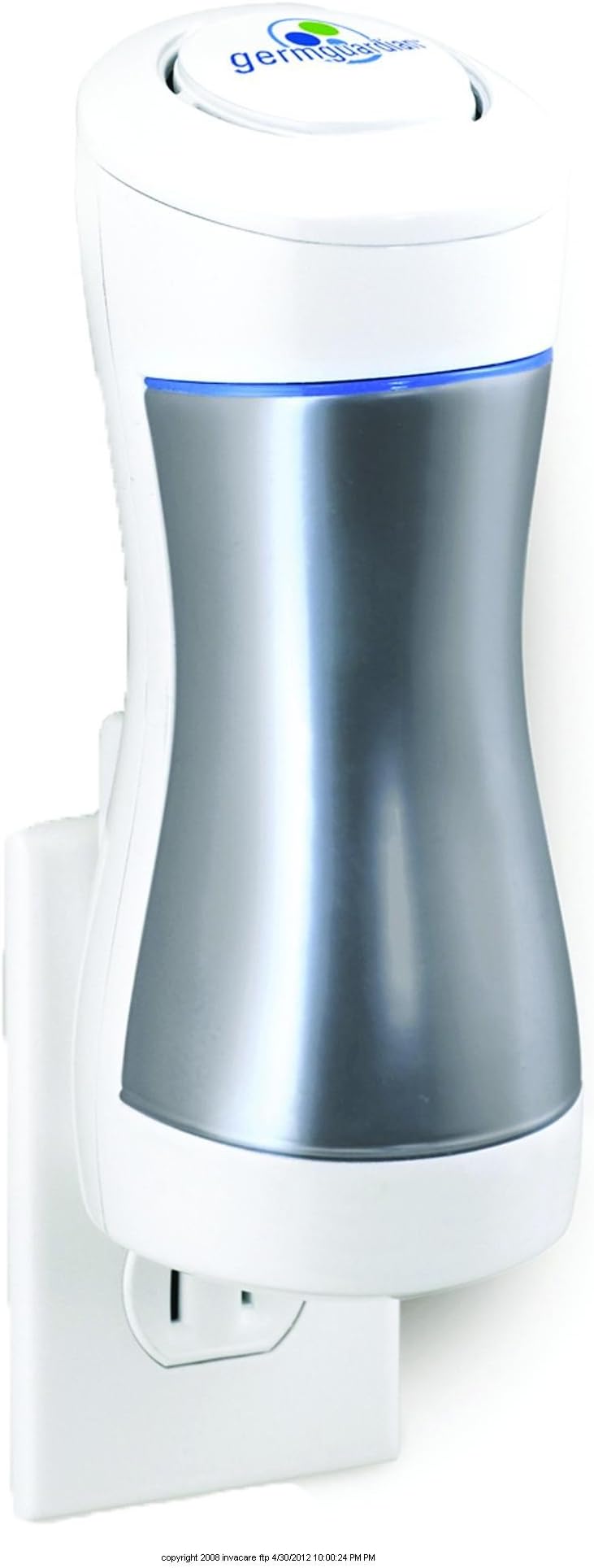 Germ Guardian Plugable Air Sanitizer-Dimensions: 3 1/5"W x 7 1/2"H x 3"L - UOM = Each 1