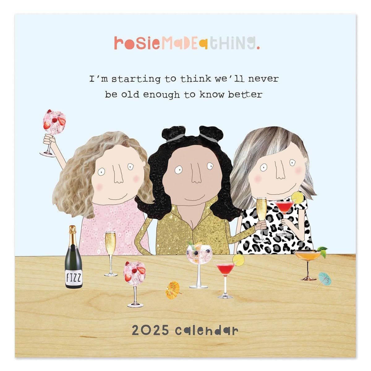 2025 Rosie Made a Thing Square Wall Calendar