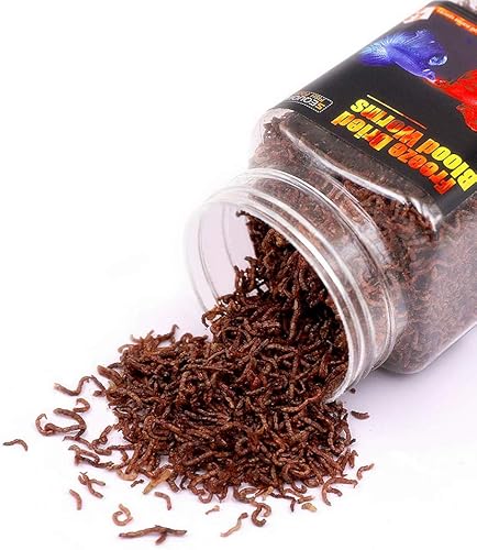 freeze dried bloodworms food for aquarium fish