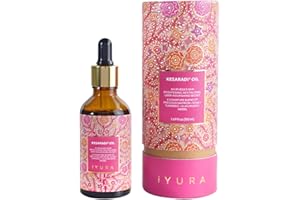 THE AYURVEDA EXPERIENCE Brightening Saffron Face Oil – iYURA Kesaradi | 100% Natural & Authentic Ayurvedic | Works in 3 Drops Daily for Visibly Brighter, Glowing, Youthful Skin | Non-Greasy & Lightweight | 1.69 fl oz (50 ml)
