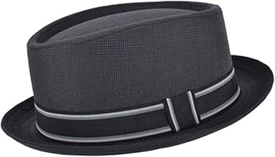 grey pork pie hat