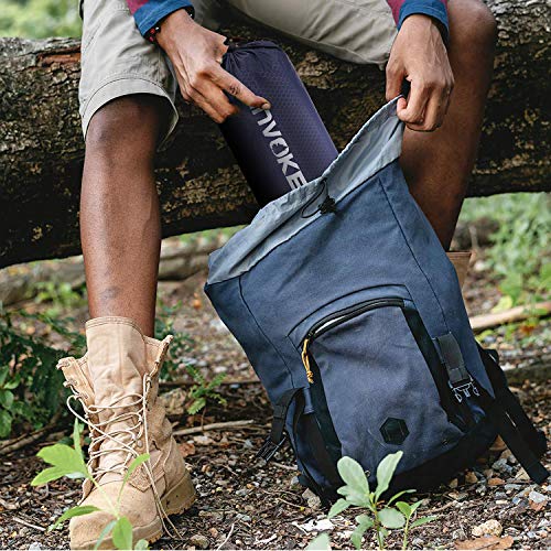 INVOKER Ultralight Inflatable Camping Sleeping Pad Mat with Builtin