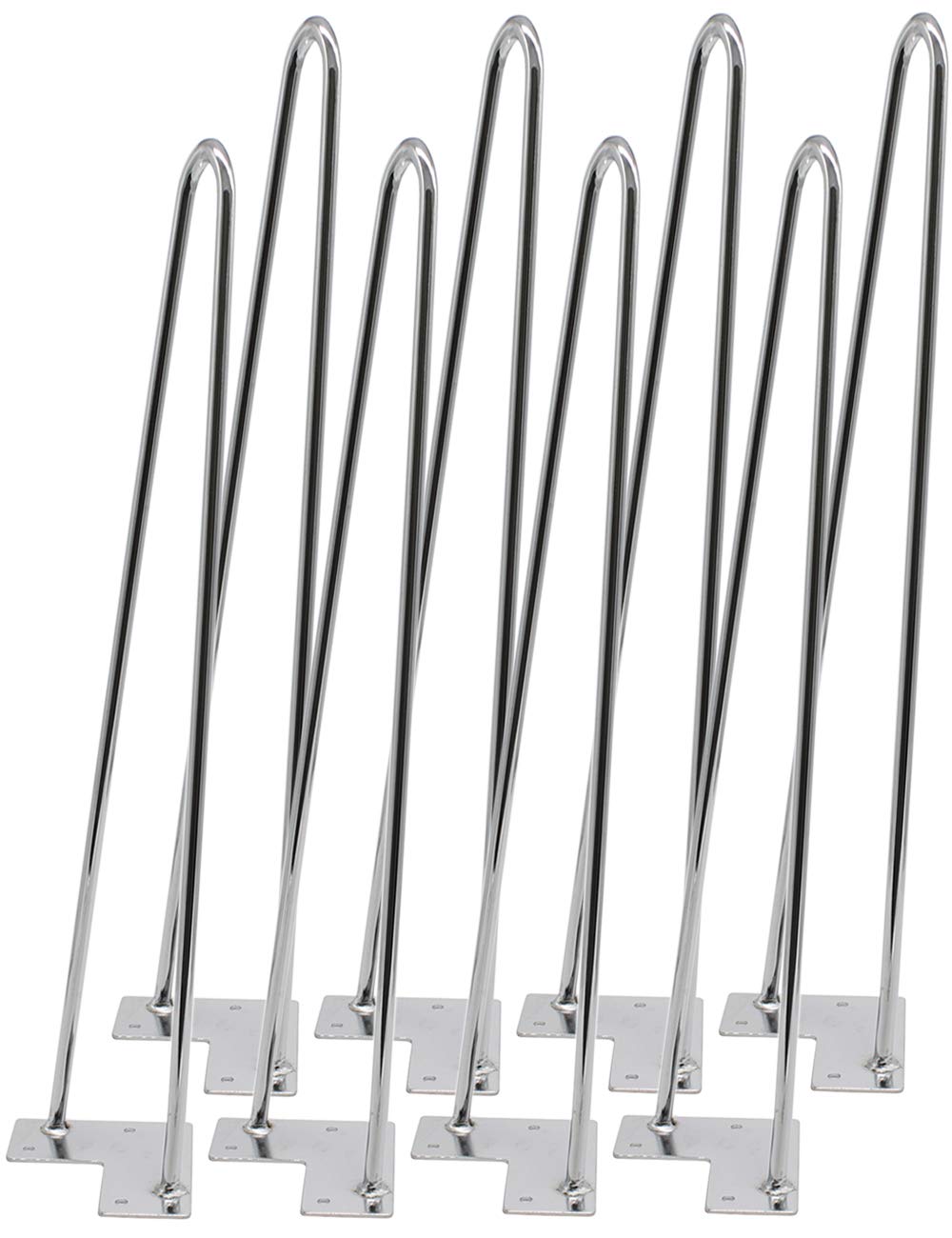 Best Table Legs 28 Inch Set Of 4 Chrome