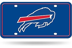 UNIQUELY ORIGINAL STORE Uniquely Original NFL Football Buffalo Bills Team Logo Metal Auto Tag 6" x 12" - Great for Truck/Car/SUV